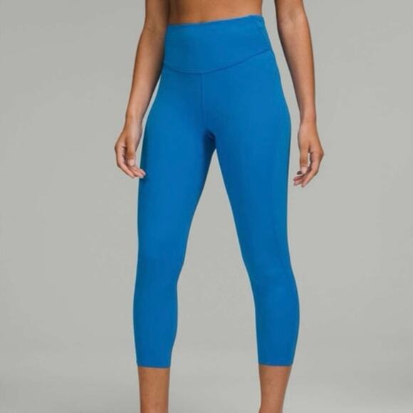 Lululemon Base Pace High-Rise Crop 21" Poolside Size 0 - Picture 1 of 7
